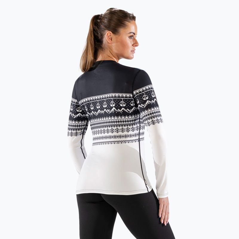 Women's thermal top Surfanic Cozy CarbonDri Limited Edition Crew Neck black 3