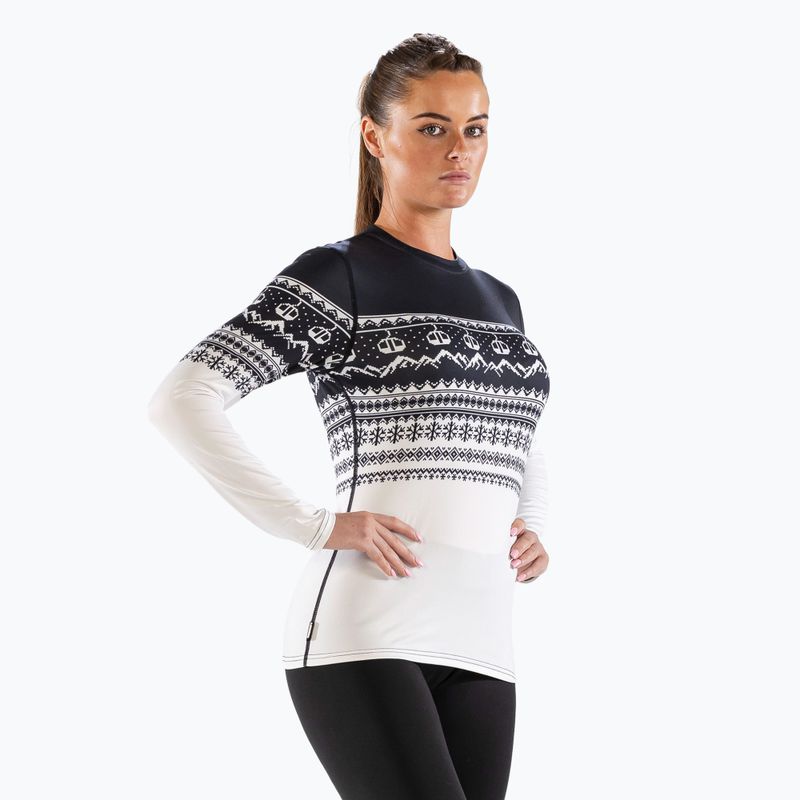 Women's thermal top Surfanic Cozy CarbonDri Limited Edition Crew Neck black 4