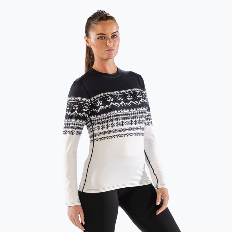 Women's Surfanic Cozy CarbonDri Limited Edition Crew Neck thermal longsleeve black 5