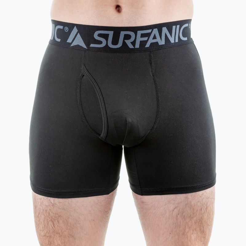 Men's thermal boxer briefs Surfanic Carbondri 3 pairs black 3