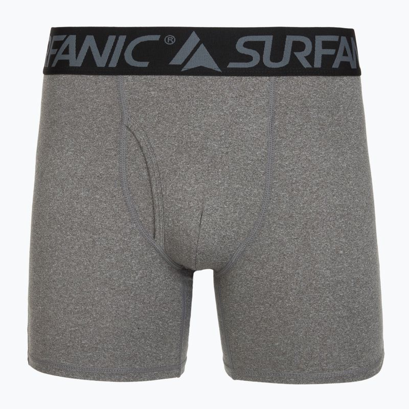 Men's thermal boxer briefs Surfanic Carbondri 3 pairs black/grey/khaki 2