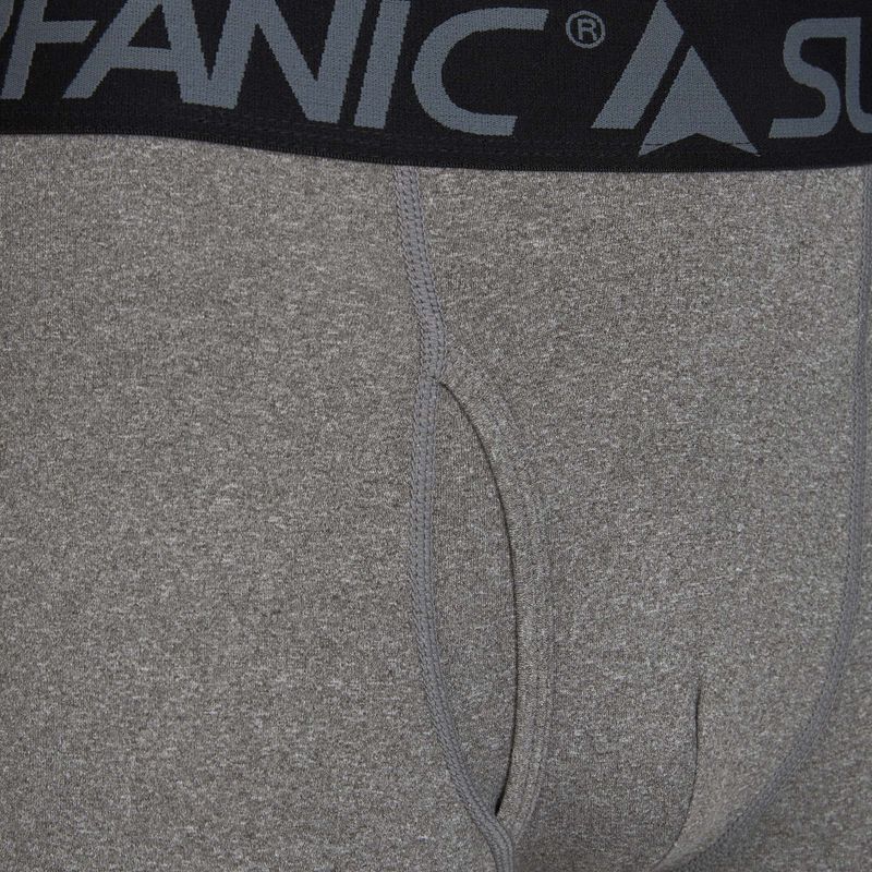 Men's thermal boxer briefs Surfanic Carbondri 3 pairs black/grey/khaki 4