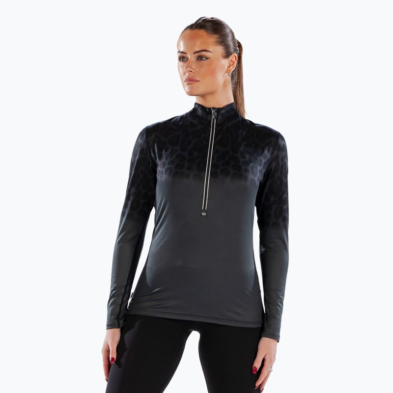 Women's thermal top Surfanic Cozy CarbonDri Limited Edition Zip Neck black