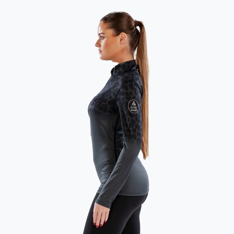 Women's Surfanic Cozy CarbonDri Limited Edition Zip Neck thermal longsleeve black 5