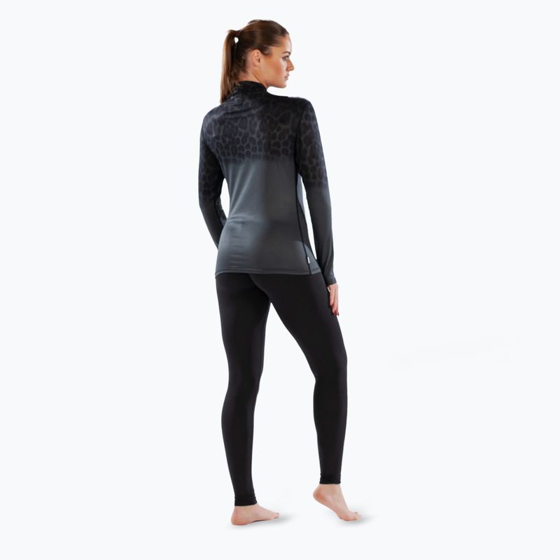 Women's thermal top Surfanic Cozy CarbonDri Limited Edition Zip Neck black 6