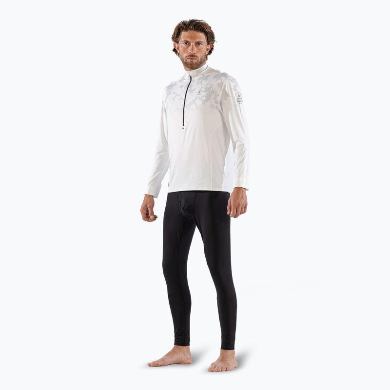 Men's Surfanic Bodyfit CarbonDri Limited Edition Zip Neck thermal longsleeve optic white 2