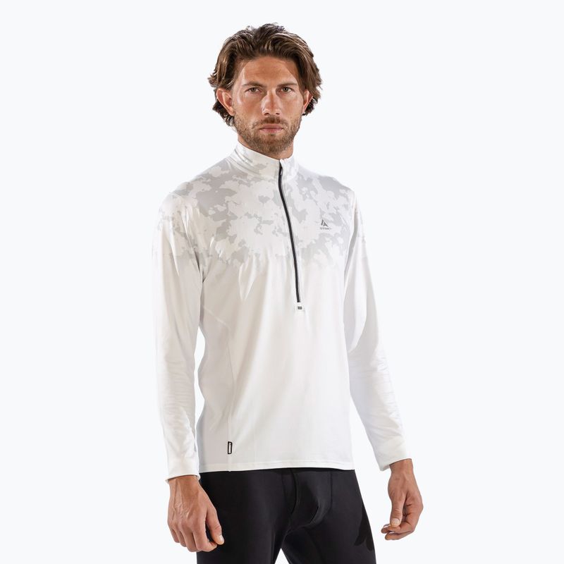 Men's Surfanic Bodyfit CarbonDri Limited Edition Zip Neck thermal longsleeve optic white 4