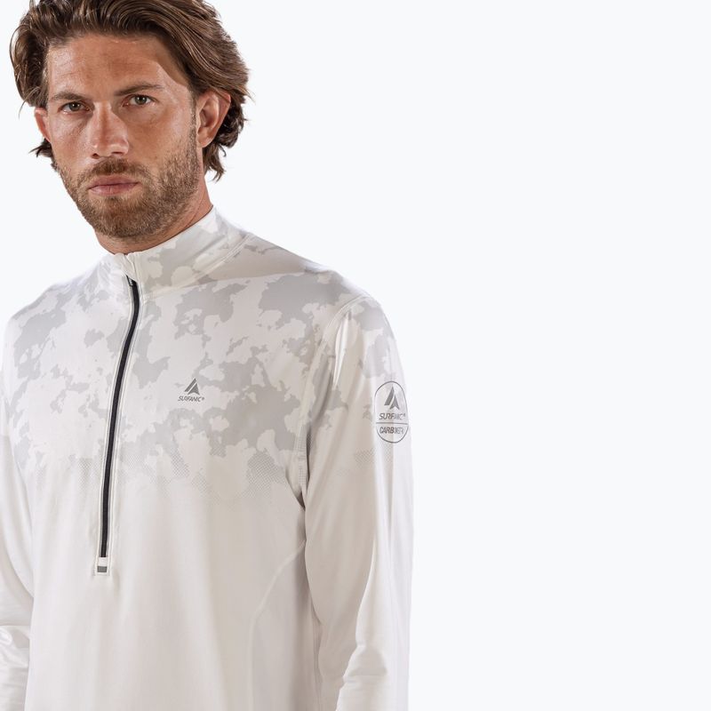 Men's thermal top Surfanic Bodyfit CarbonDri Limited Edition Zip Neck optic white 5