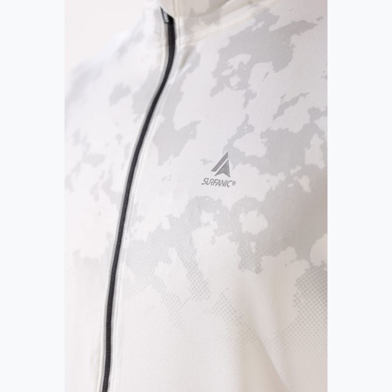 Men's Surfanic Bodyfit CarbonDri Limited Edition Zip Neck thermal longsleeve optic white 6
