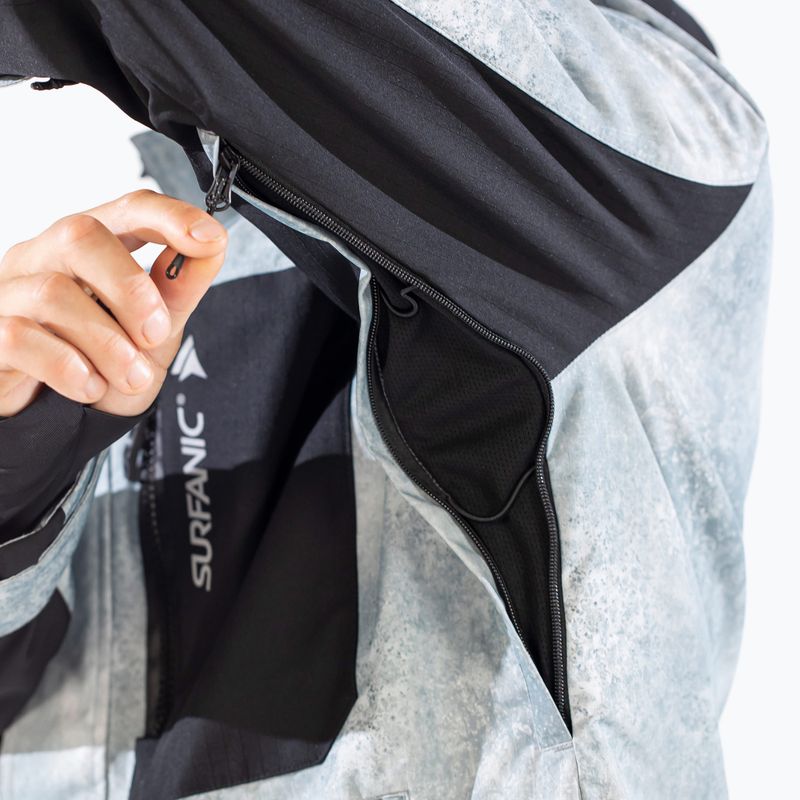 Men's ski jacket Surfanic Avalanche Concrete grey 9