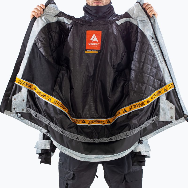 Men's ski jacket Surfanic Avalanche Concrete grey 12