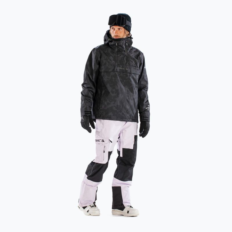 Men's ski jacket Surfanic Whiteroom Map black 2