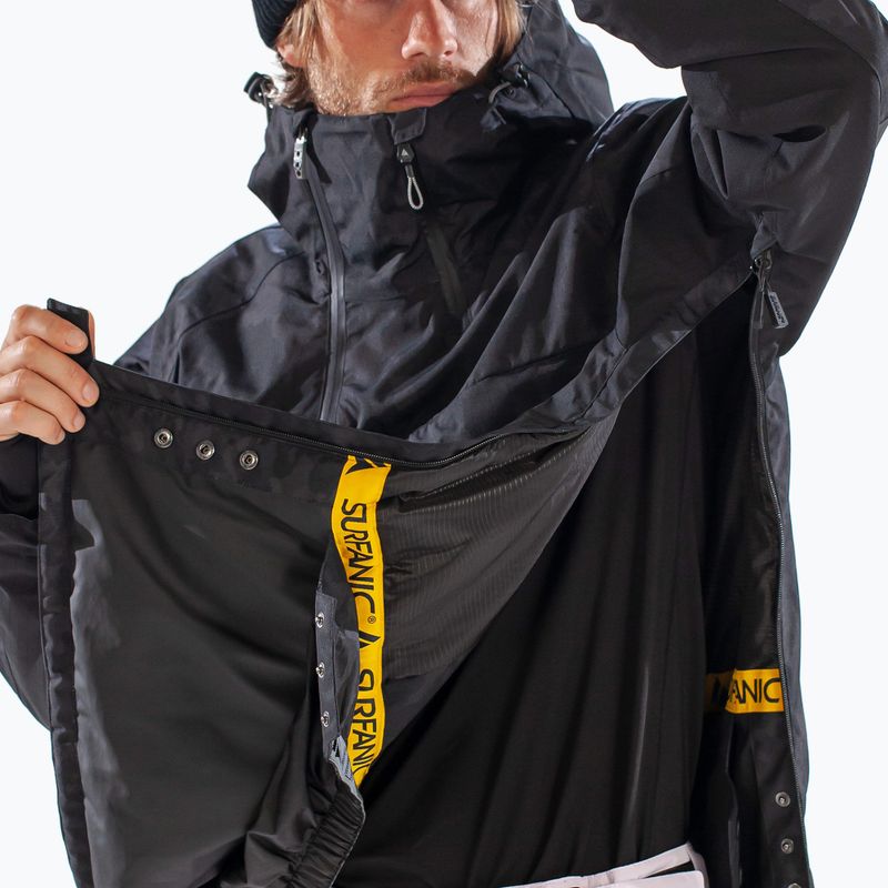 Men's ski jacket Surfanic Whiteroom Map black 14