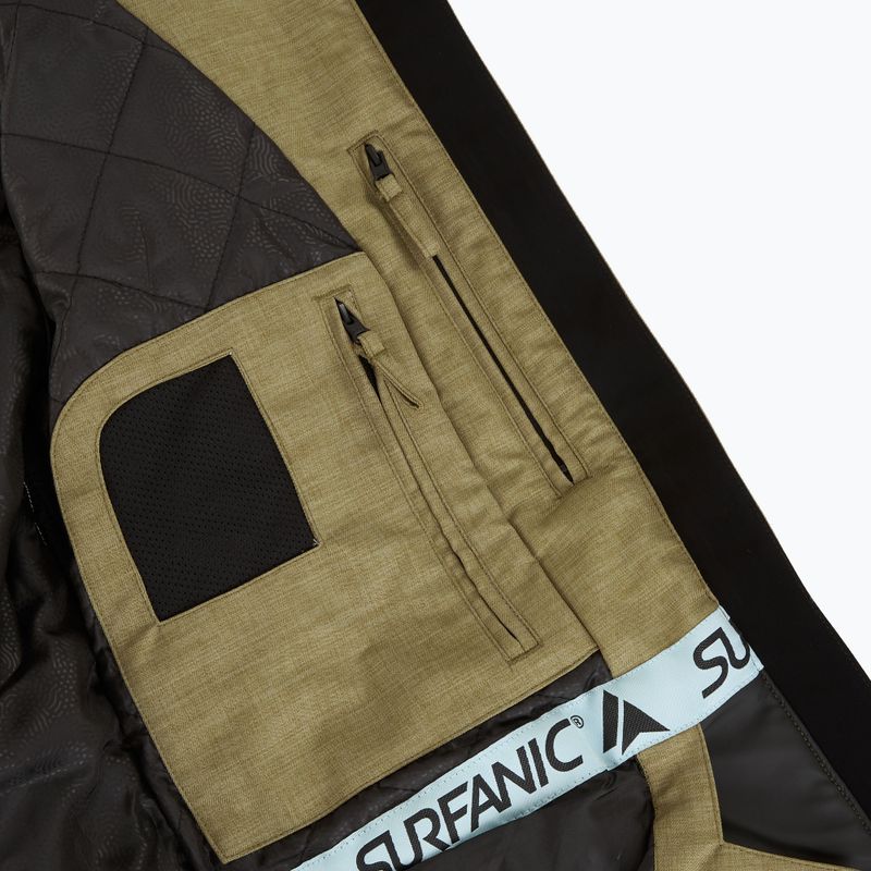 Women's ski jacket Surfanic Carve olive 8