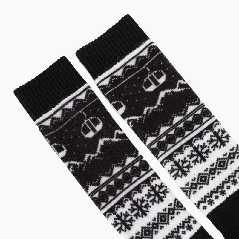 Ski socks Surfanic Pro Tech 3 pak Fairisle black 4