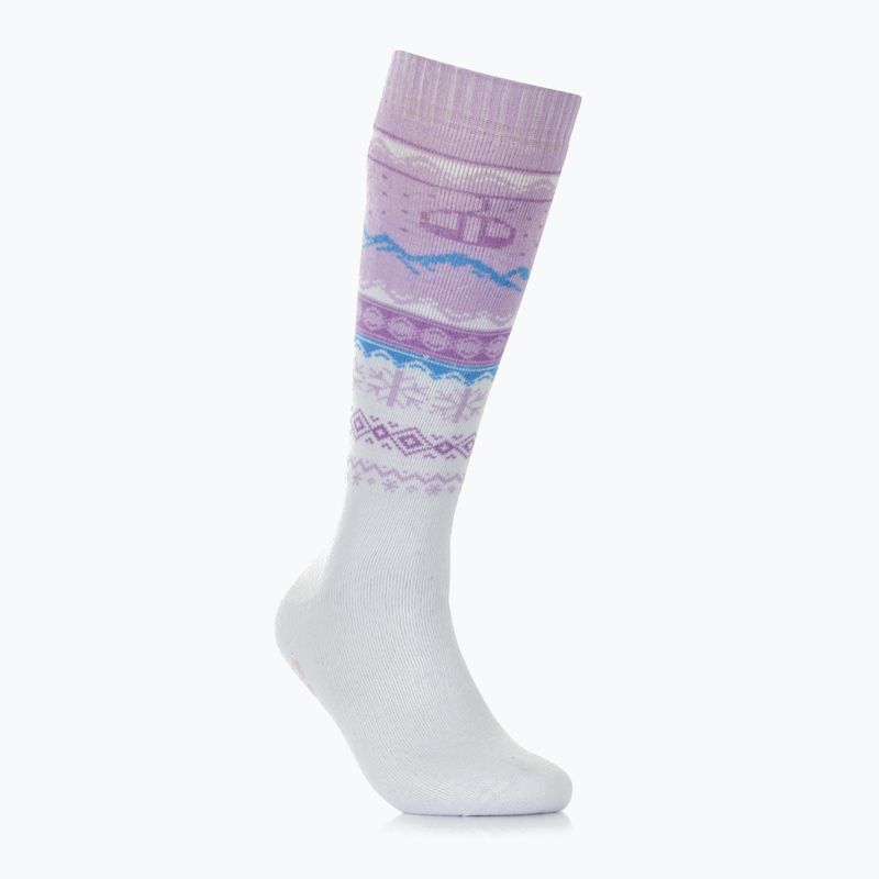 Ski socks Surfanic Pro Tech Fairisle 3 pak ice lilac 4