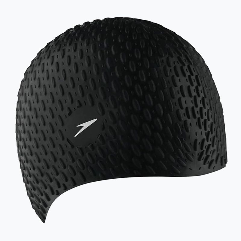 Speedo Bubble swimming cap black 68-709290001 2