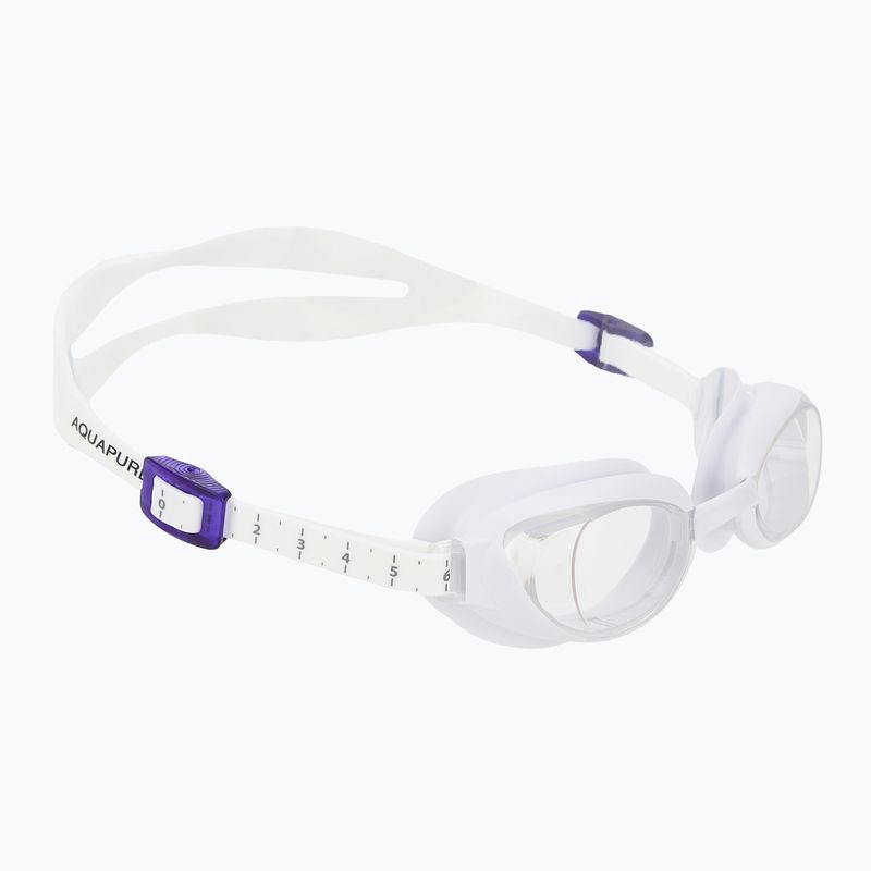 Speedo Aquapure white/clear swimming goggles 2