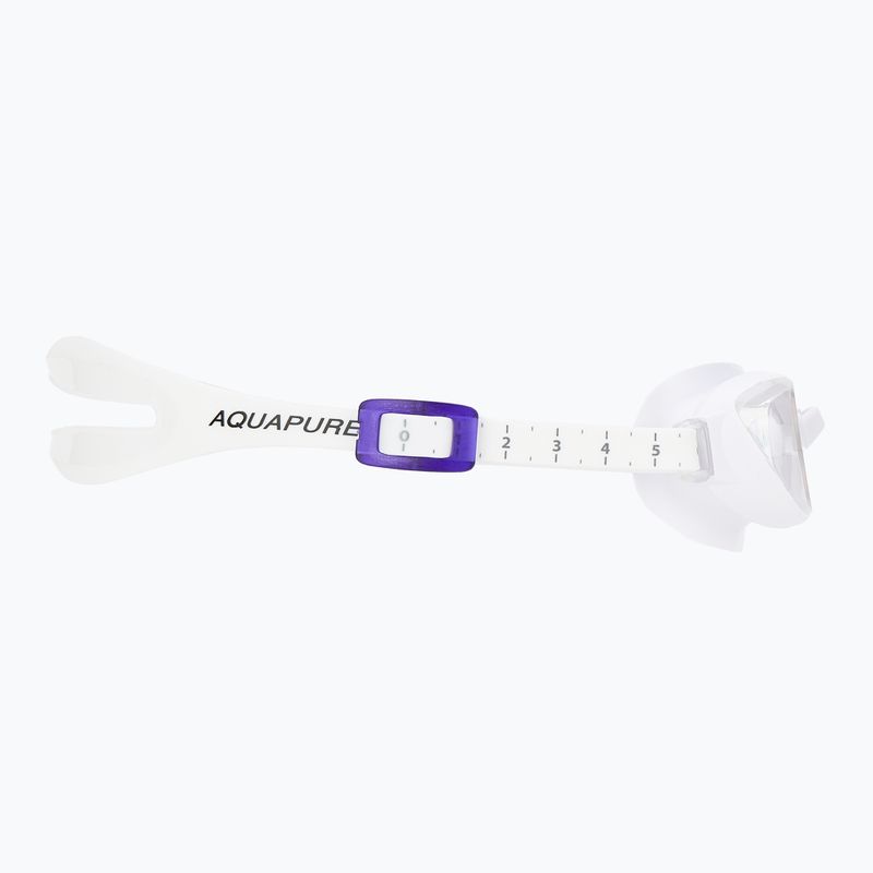 Speedo Aquapure white/clear swimming goggles 3