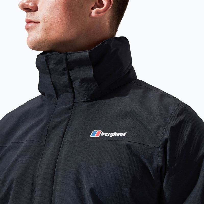 Men's Berghaus Hillwalker IA rain jacket black/black 4