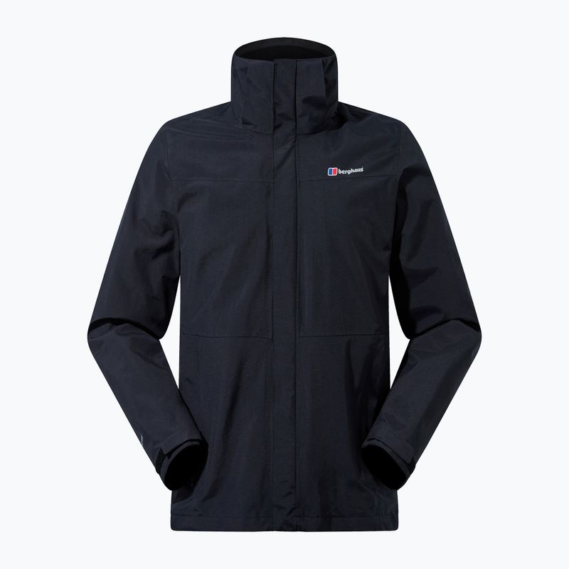 Men's Berghaus Hillwalker IA rain jacket black/black 11
