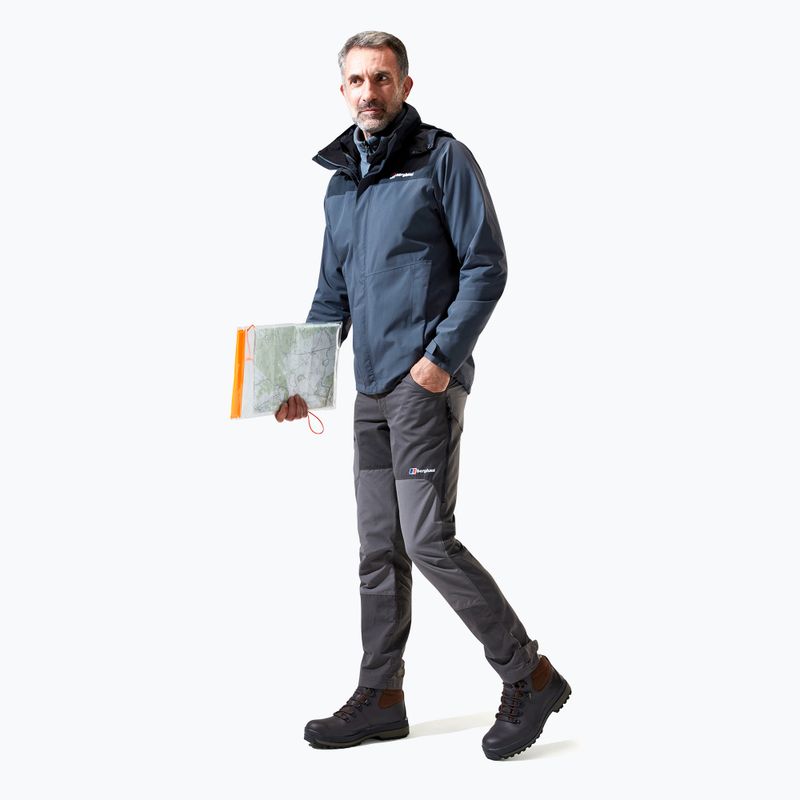 Men's Berghaus Hillwalker IA rain jacket carbon/black 2