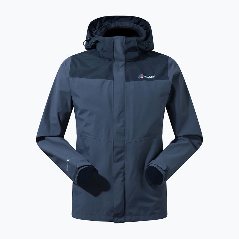 Men's Berghaus Hillwalker IA rain jacket carbon/black 13