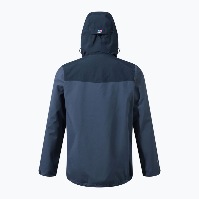 Men's Berghaus Hillwalker IA rain jacket carbon/black 14
