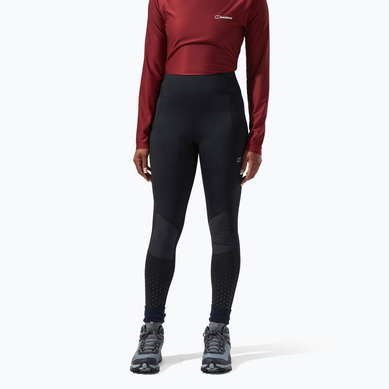 Women's trekking leggings Berghaus Lelyur Trekking Tight black/black