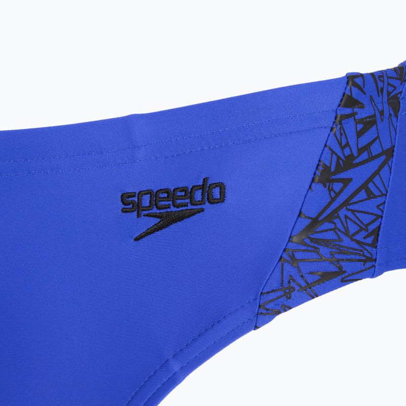 Speedo Boom Splice children's swimming briefs 6.5 cm Brief blue/black 3