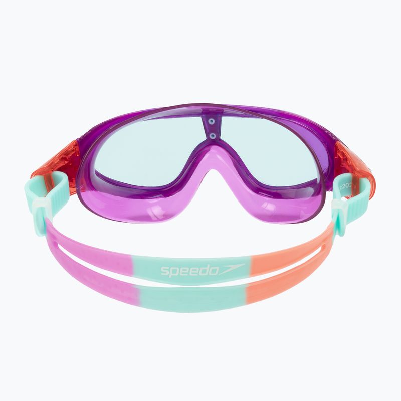 Speedo Rift Junior orchid/soft coral/peppermint children's swim mask 8-01213B998 5