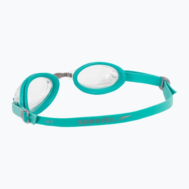 Speedo Jet V2 green swimming goggles 8-09297 4