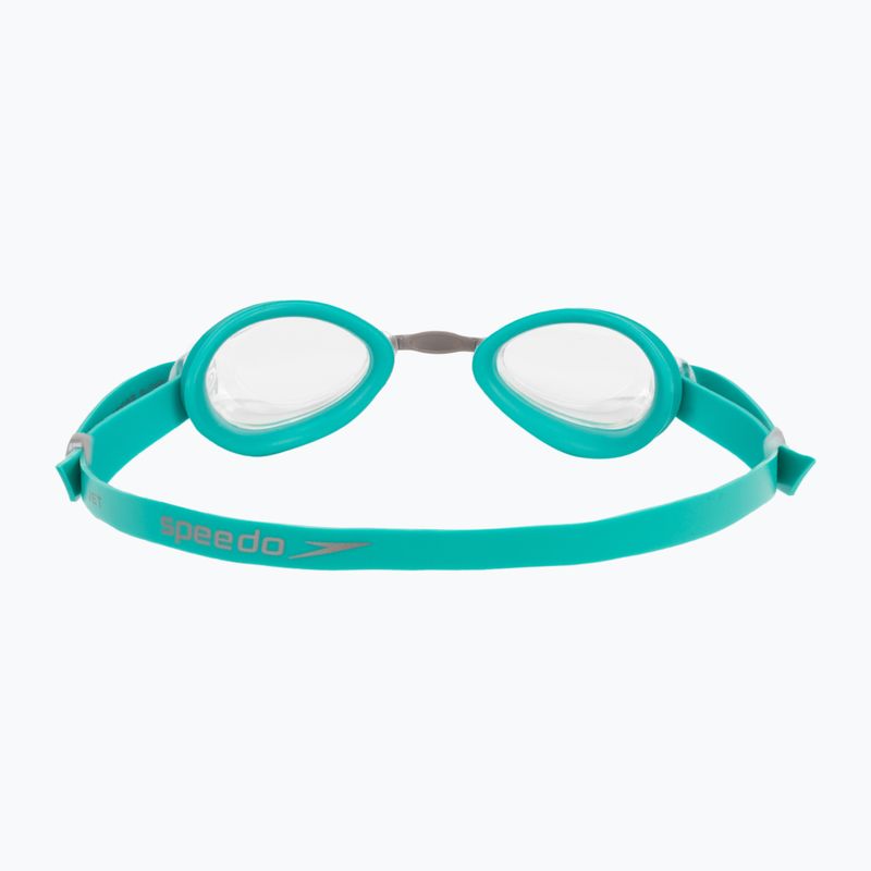 Speedo Jet V2 green swimming goggles 8-09297 5