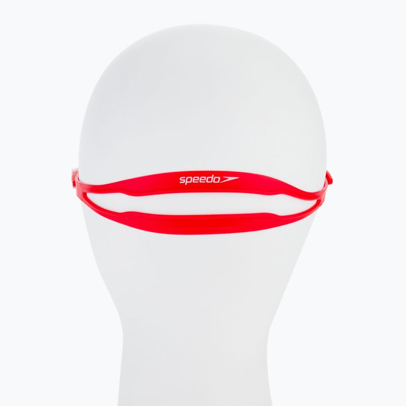 Speedo Futura Biofuse Flexiseal lava red/clear swim goggles 68-11313B991 4