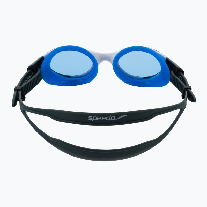 Speedo Futura Biofuse Flexiseal oxid grey/white/blue swim goggles 68-11315C107 5