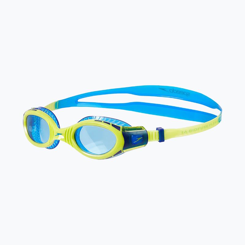 Speedo Futura Biofuse Flexiseal Junior new surf/lime punch/bondi blue children's swimming goggles 68-11595C585 4