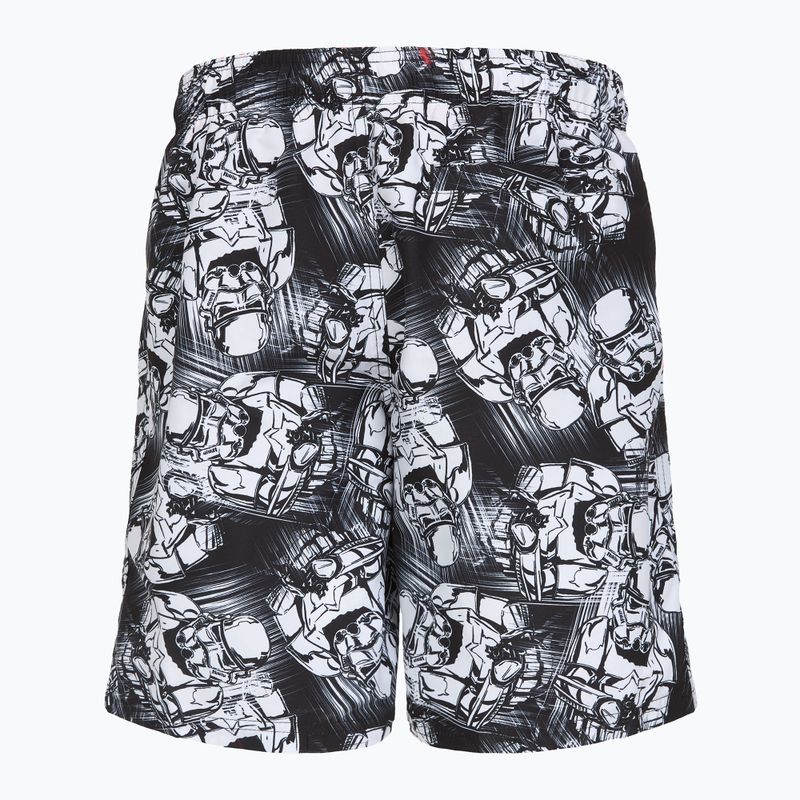 Speedo Print Leisure 17" black/white children's swim shorts 2
