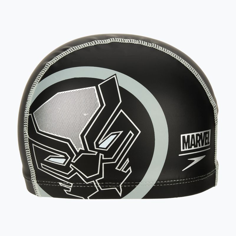 Speedo Printed Pace grey/black children's swimming cap 3