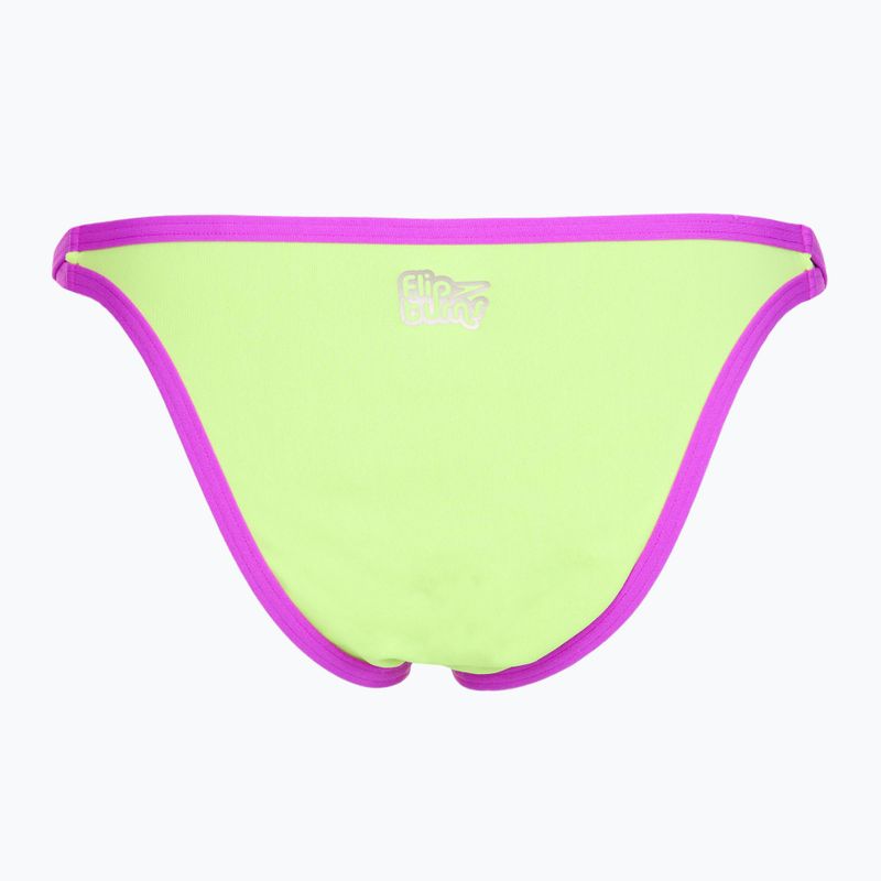 Speedo Neon Freestyler X Brief green/pink swimsuit bottom 2