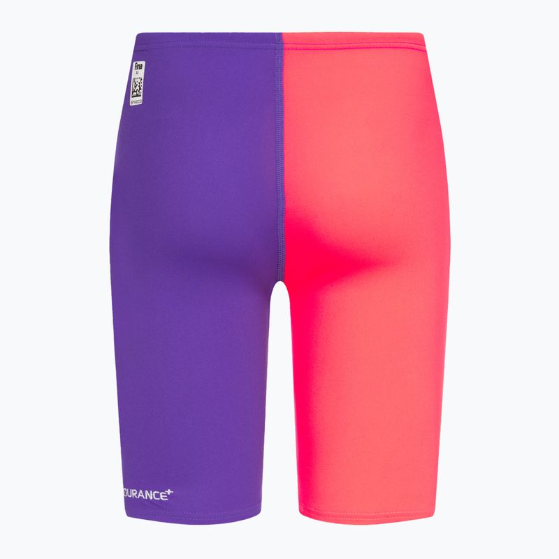 Speedo Endurance+ High Waist Children's Swim Jammer purple/red 2