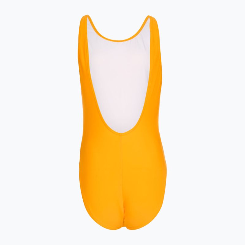 Women's one-piece swimsuit Speedo Logo Deep U-Back orange 2