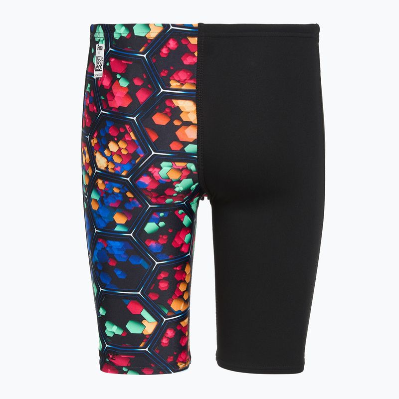 Children's swim jammers Speedo Endurance+ High Waist Jammer black/blue 2