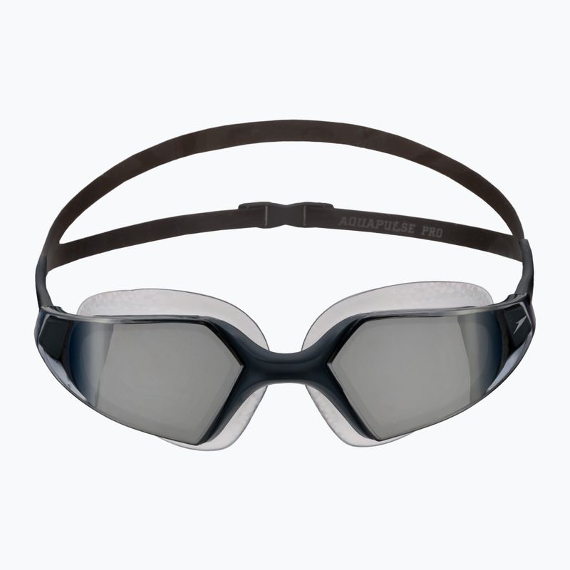 Speedo Aquapulse Pro Mirror oxid grey/silver/chrome swimming goggles 68-12263D637 2