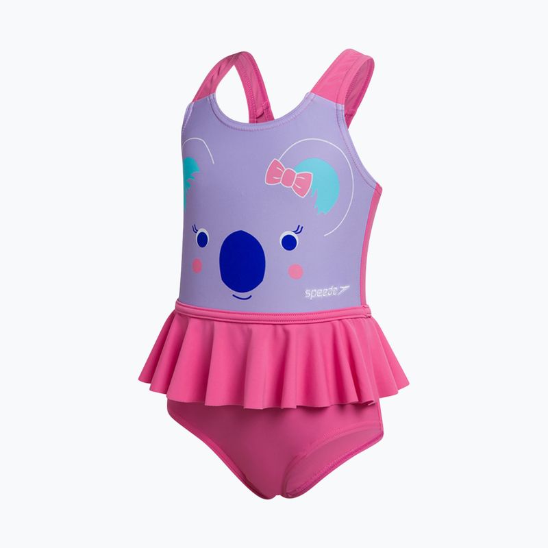 Speedo Frill children's one-piece swimsuit blue 12398D818 4