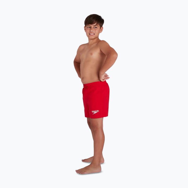 Speedo Essential 13" children's swim shorts red 68-124126446 2