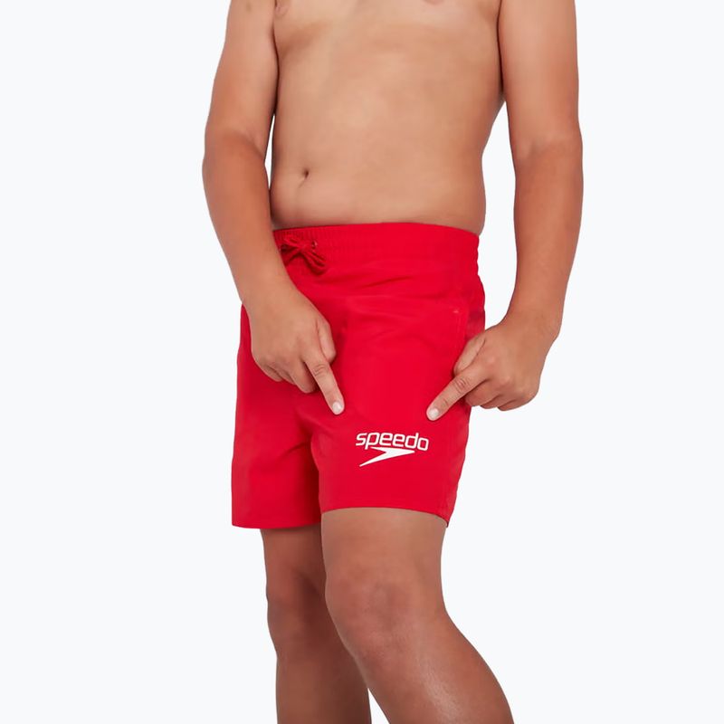Speedo Essential 13" children's swim shorts red 68-124126446 5