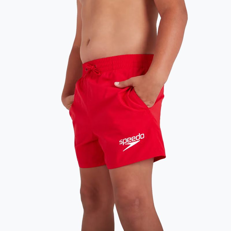 Speedo Essential 13" children's swim shorts red 68-124126446 6