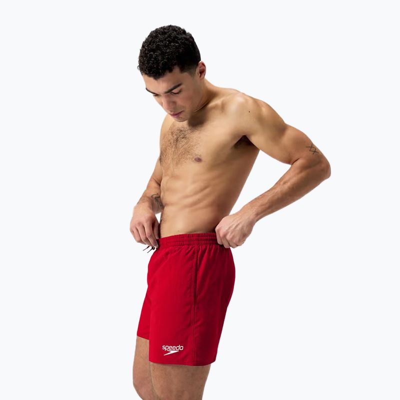Men's Speedo Boom Logo 16" swim shorts red 8-124336446 5
