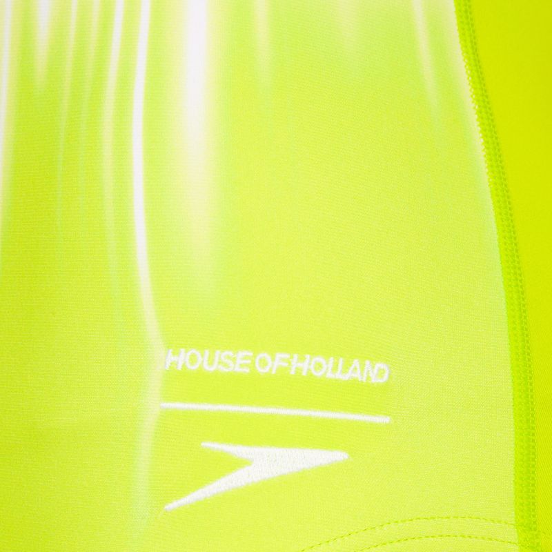 Speedo Printed Medalist green/white women's one-piece swimsuit 3