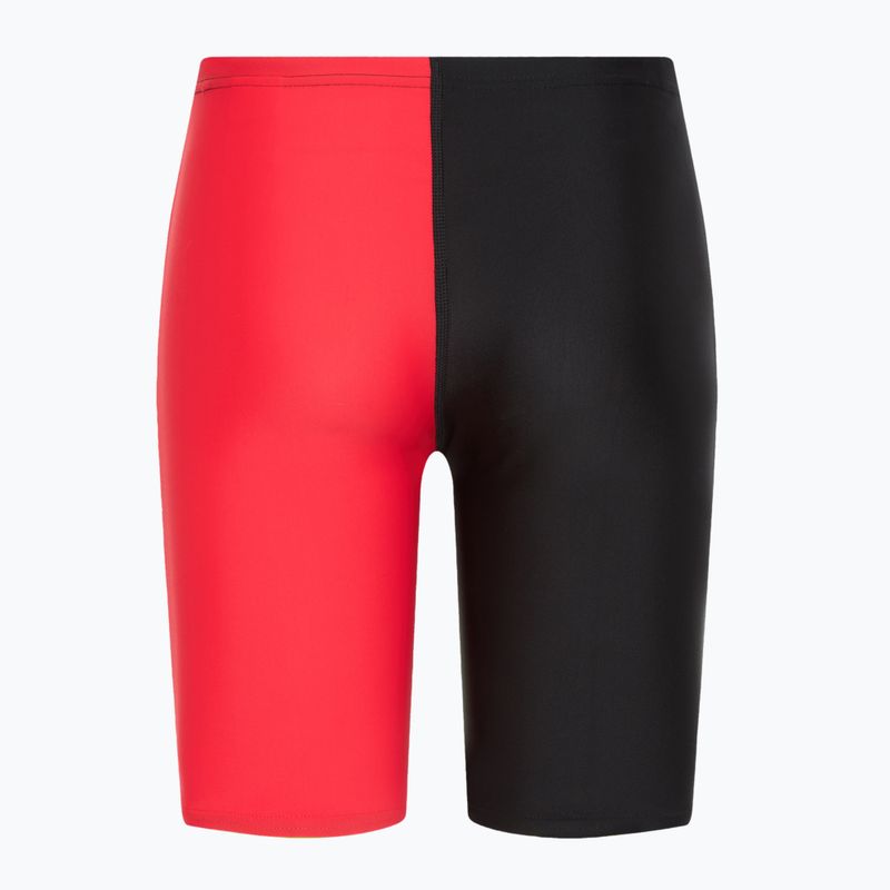 Speedo Tech Placement Children's Swim Jammer black/red 2